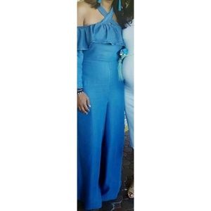 Chambray jumpsuit